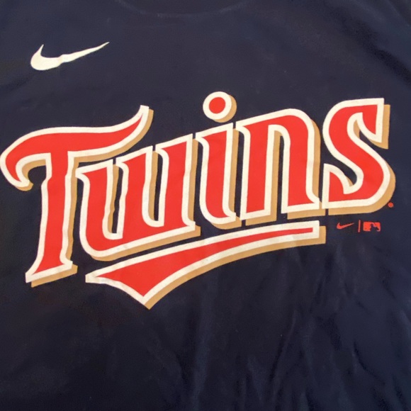 Nike Minnesota Twins Mens Navy #25 Buxton Short Sleeve LightweightTee/ XL/ NWT - Picture 8 of 12